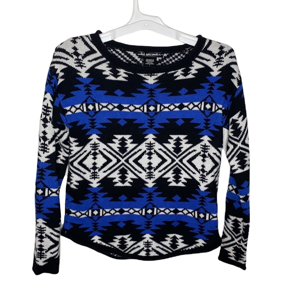 United States Sweaters Aztec print sweater size S
